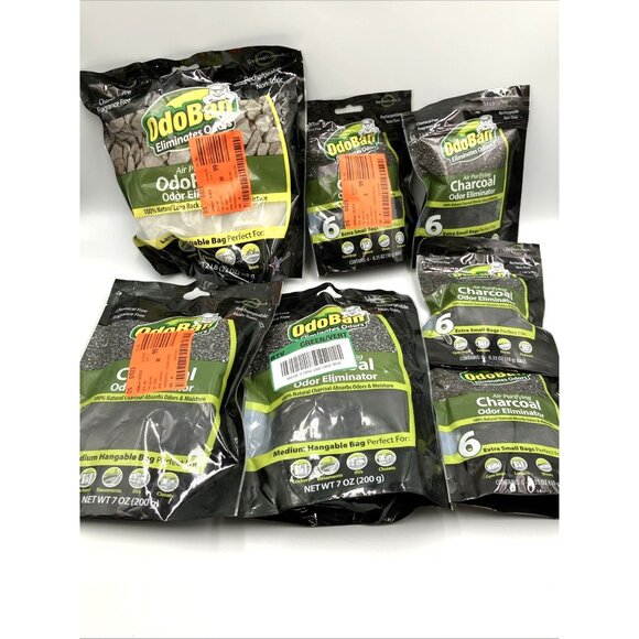 Odoban Charcoal Odor Eliminators Moisture Absorber LOT - Picture 1 of 7